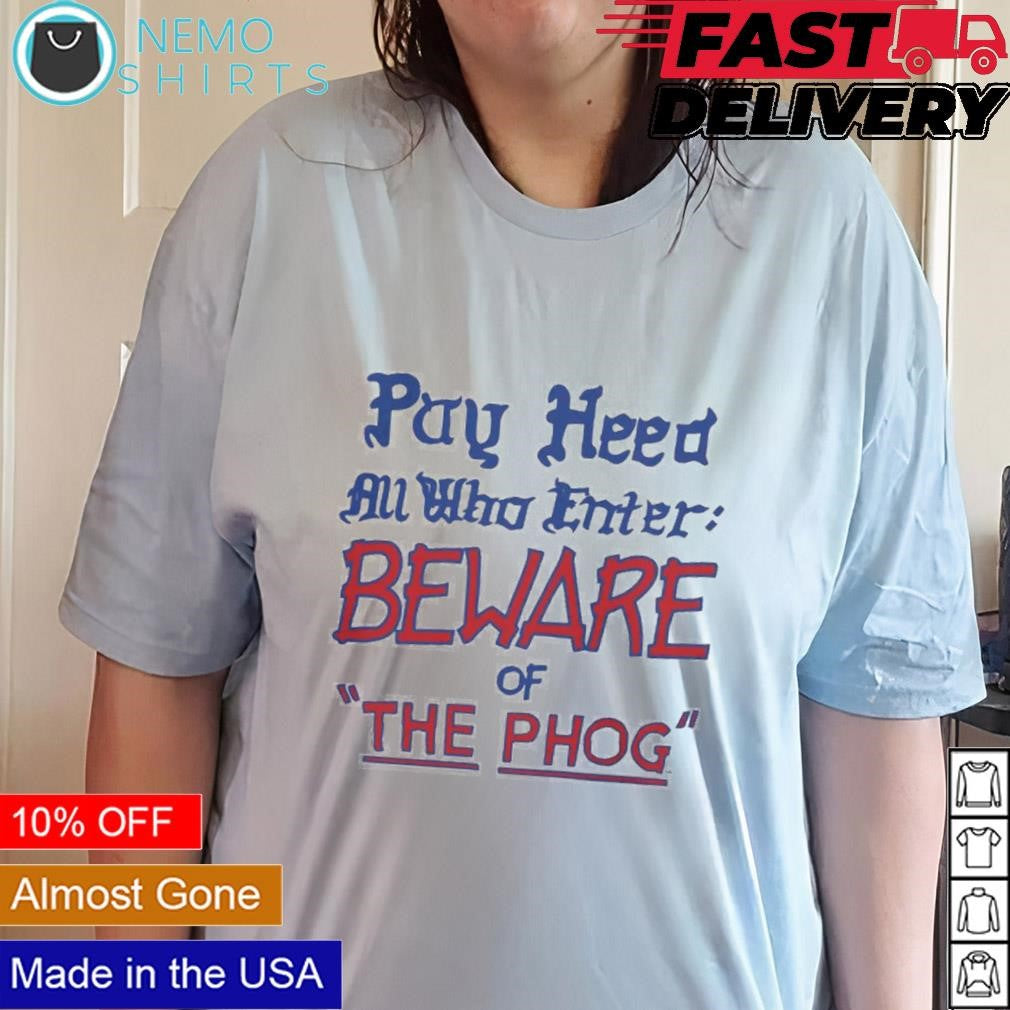 Kansas Jayhawks pay heed all who enter beware of the - Adult & Kids T-Shirts, Sweatshirts & Hoodies apparel design preview 2