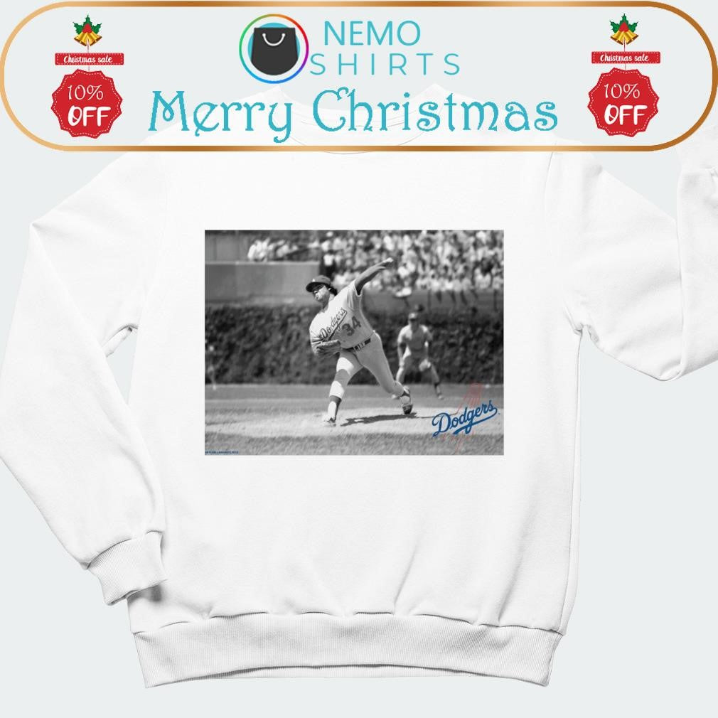 Fernando Valenzuela Los Angeles Dodgers black and - Adult & Kids T-Shirts, Sweatshirts & Hoodies apparel design preview 1
