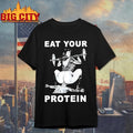 Eat You Protein For Gym-Goers Vintage - Adult & Kids T-Shirts, Sweatshirts & Hoodies apparel design preview 1