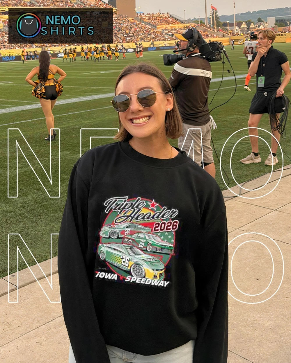 Iowa Speedway Triple Header 2026 - Adult & Kids T-Shirts, Sweatshirts & Hoodies apparel design preview 6