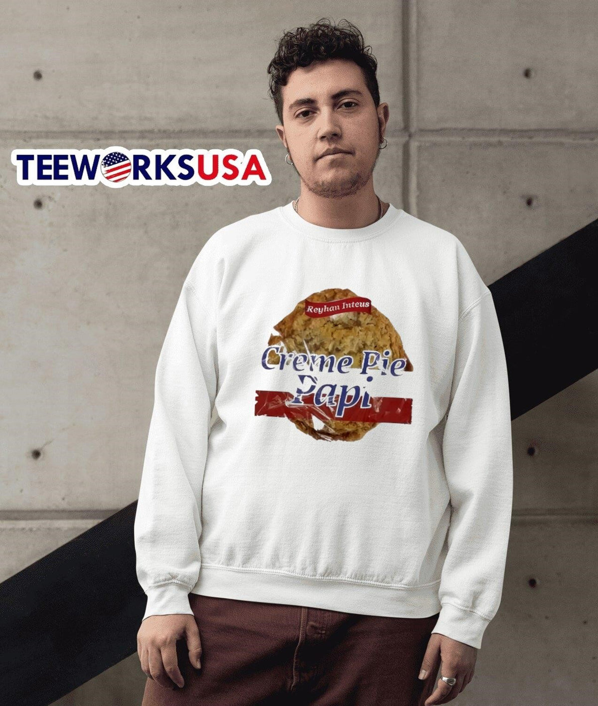 Reyhan Inteus Creme Pie Papi - Adult & Kids T-Shirts, Sweatshirts & Hoodies apparel design preview 3