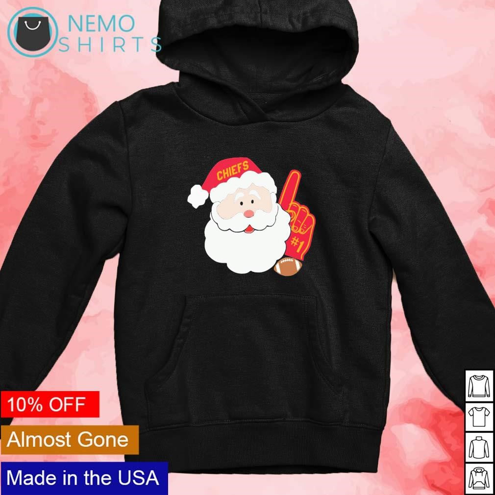 Santa Claus Kansas City Chiefs Christmas - Adult & Kids T-Shirts, Sweatshirts & Hoodies apparel design preview 4