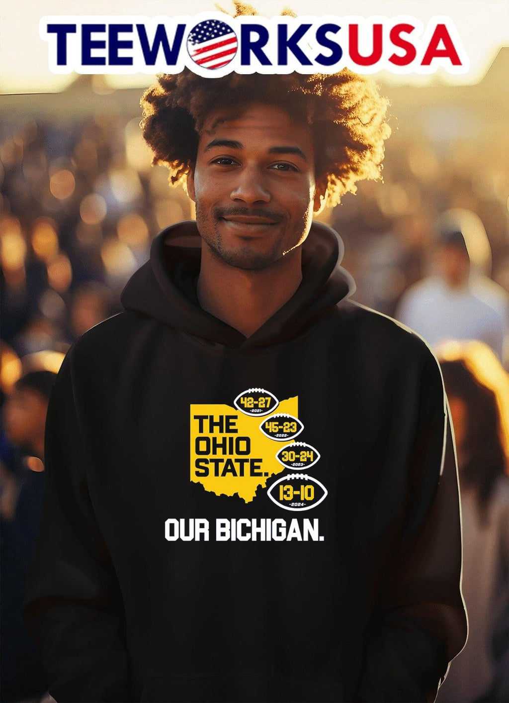 The Ohio State our Bichigan 2024 - Adult & Kids T-Shirts, Sweatshirts & Hoodies apparel design preview 2