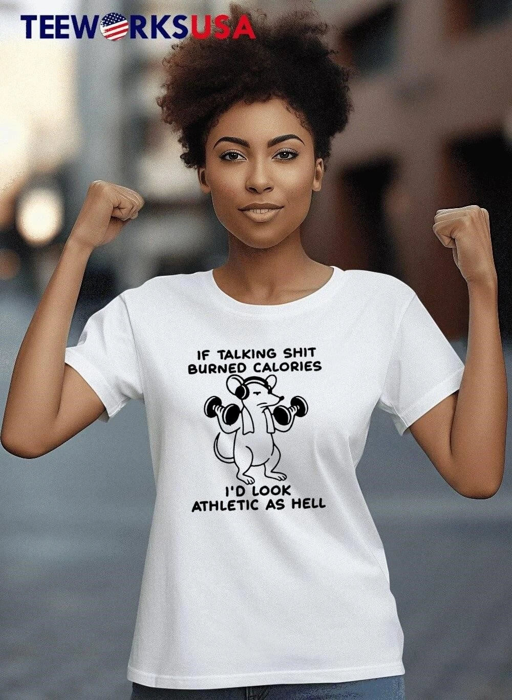 If Talking Shit Burned Calories Id Look Athletic As - Adult & Kids T-Shirts, Sweatshirts & Hoodies apparel design preview 6