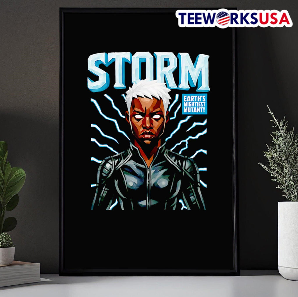 Storm Earth's mightiest mutant - Adult & Kids T-Shirts, Sweatshirts & Hoodies apparel design preview 5