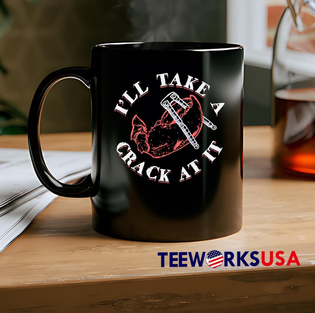 I'll Take A Crack At It pincers - Adult & Kids T-Shirts, Sweatshirts & Hoodies apparel design preview 2