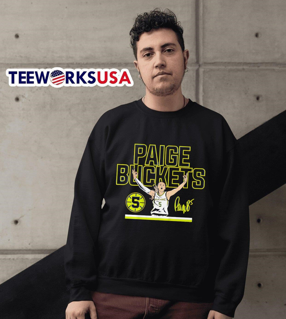 Paige Bueckers Buckets Stripe - Adult & Kids T-Shirts, Sweatshirts & Hoodies apparel design preview 6