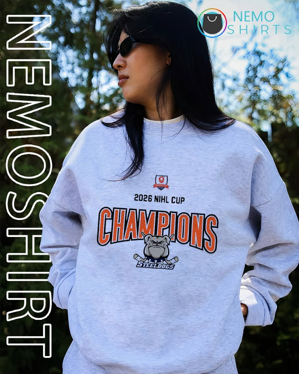 Sheffield Steeldogs 2026 NIHL Cup Champions Most - Adult & Kids T-Shirts, Sweatshirts & Hoodies apparel design preview 2