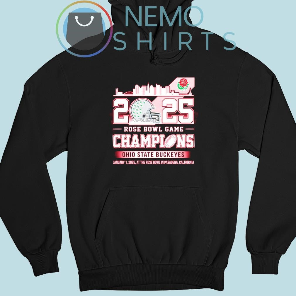 Ohio State Buckeyes 2025 Rose Bowl game champions - Adult & Kids T-Shirts, Sweatshirts & Hoodies apparel design preview 2