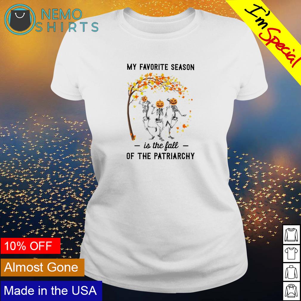 Skeleton autumn my favorite season is the fall - Adult & Kids T-Shirts, Sweatshirts & Hoodies apparel design preview 3