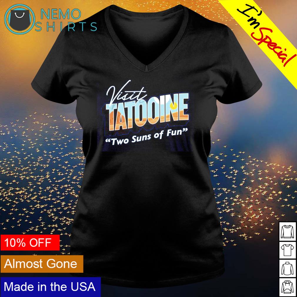 Visit Tatooine two suns of fun - Adult & Kids T-Shirts, Sweatshirts & Hoodies apparel design preview 5