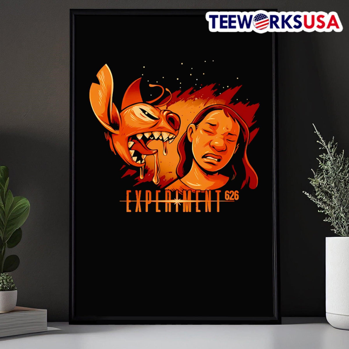 Space monster Lilo and Stitch - Adult & Kids T-Shirts, Sweatshirts & Hoodies apparel design preview 5
