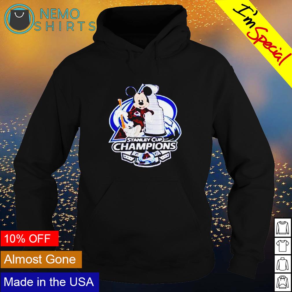 Colorado Avalanche Mickey mouse - Adult & Kids T-Shirts, Sweatshirts & Hoodies apparel design preview 2