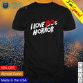 I love 80s horror - Adult & Kids T-Shirts, Sweatshirts & Hoodies apparel design preview 1