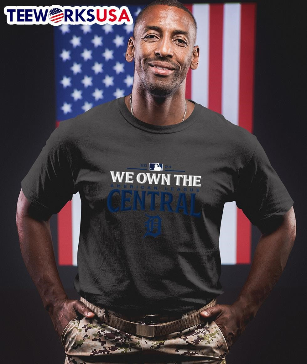 We own the American League Central 2024 Detroit - Adult & Kids T-Shirts, Sweatshirts & Hoodies apparel design preview 1