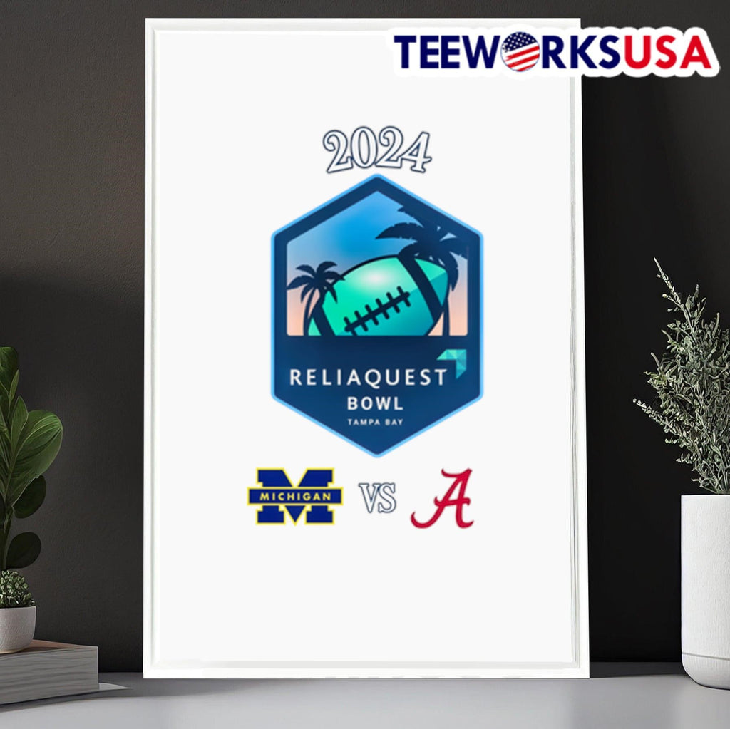 2024 Reliaquest Bowl Alabama Crimson Tide vs Michigan - Adult & Kids T-Shirts, Sweatshirts & Hoodies apparel design preview 6