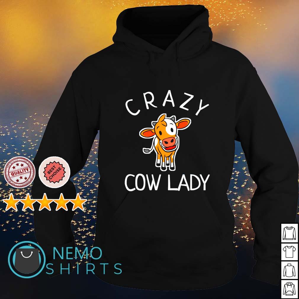 Crazy cow lady - Adult & Kids T-Shirts, Sweatshirts & Hoodies apparel design preview 2