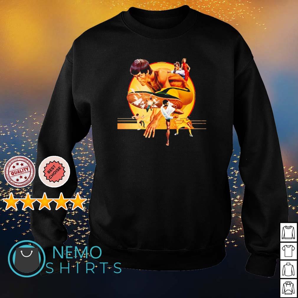 Kareem Abdul Jabbar Bruce Lee The Game of Death - Adult & Kids T-Shirts, Sweatshirts & Hoodies apparel design preview 4