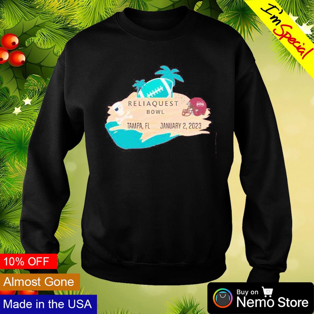 Mississippi State Bulldogs 2023 ReliaQuest Bowl Bound - Adult & Kids T-Shirts, Sweatshirts & Hoodies apparel design preview 4