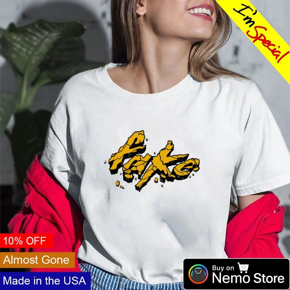 Fake Handshake Typography Graphic - Adult & Kids T-Shirts, Sweatshirts & Hoodies apparel design preview 2