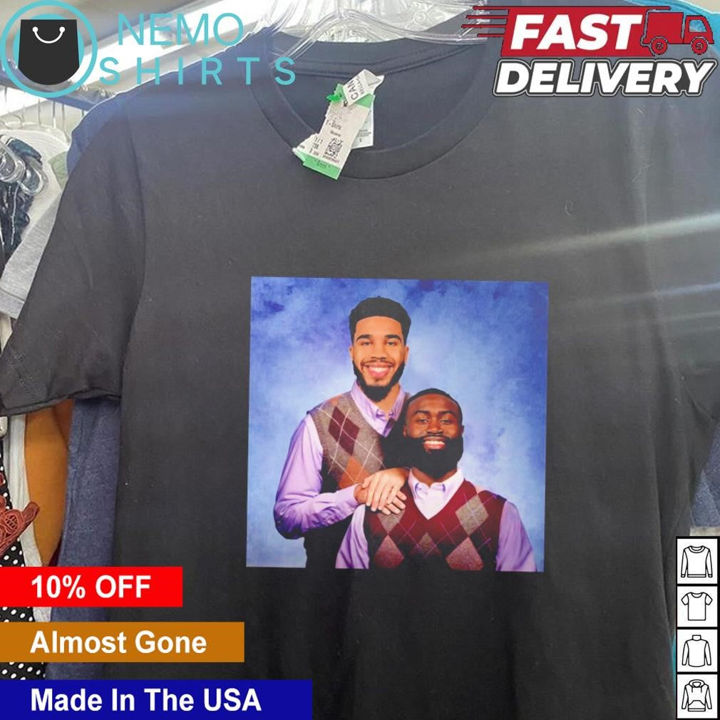 Boston Celtics Jaylen Brown and Jayson Tatum Step - Adult & Kids T-Shirts, Sweatshirts & Hoodies apparel design preview 1