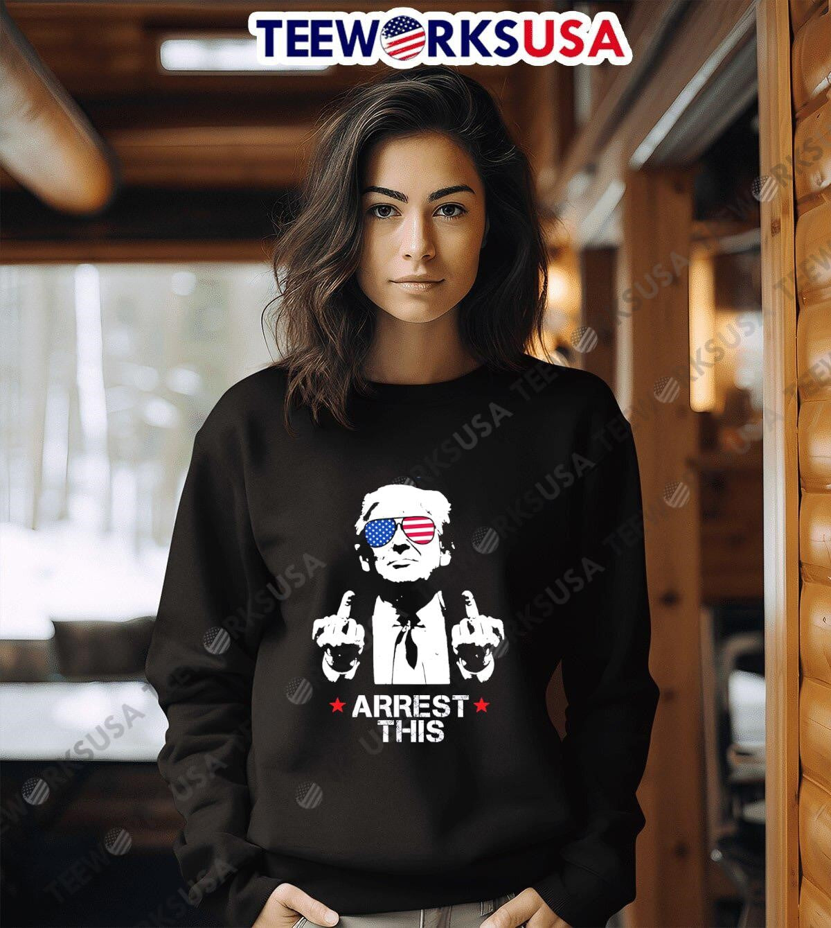 Arrest This Trump Won - Adult & Kids T-Shirts, Sweatshirts & Hoodies apparel design preview 3