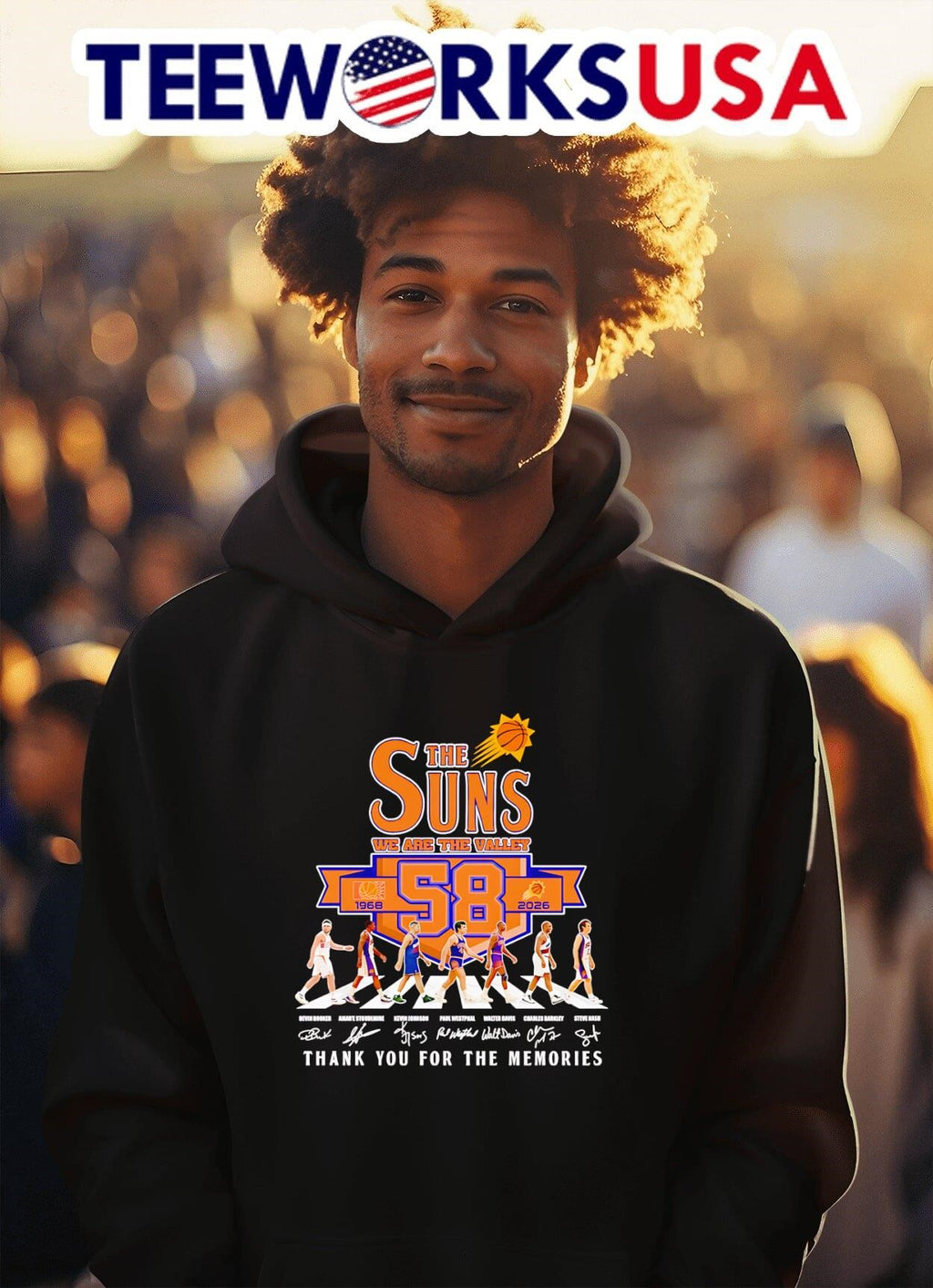 The Suns We Are Valley 1968 2026 Thank You For - Adult & Kids T-Shirts, Sweatshirts & Hoodies apparel design preview 2