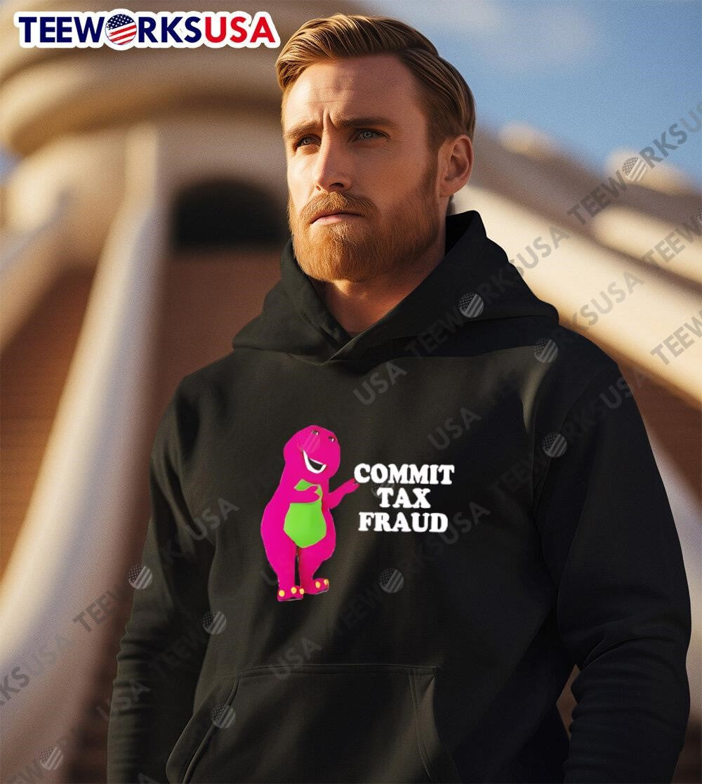 Harajuku Cartoon commit tax fraud - Adult & Kids T-Shirts, Sweatshirts & Hoodies apparel design preview 2