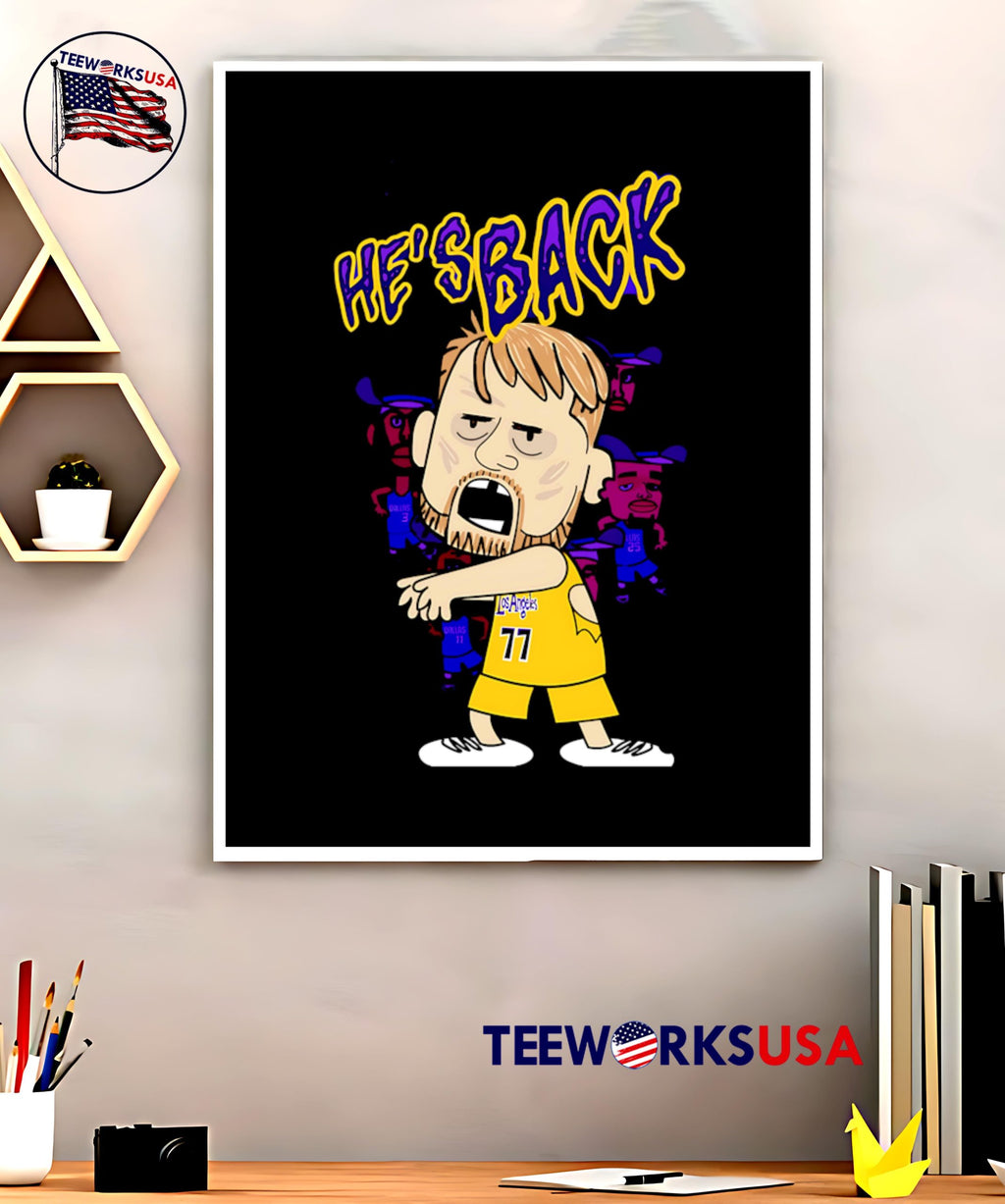 Luka zombies he's back Dallas tonight - Adult & Kids T-Shirts, Sweatshirts & Hoodies apparel design preview 5