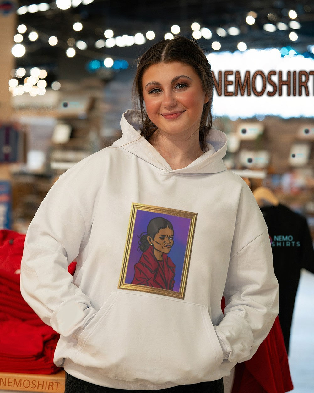 First lady caricature graphic - Adult & Kids T-Shirts, Sweatshirts & Hoodies product image 5