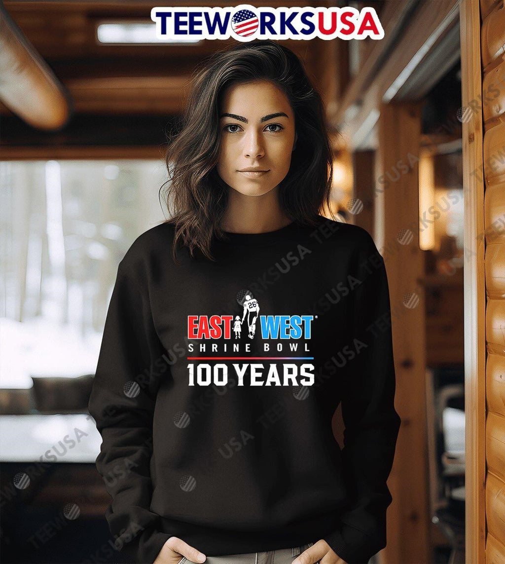 2025 East West Shrine Bowl 100 Years Logo - Adult & Kids T-Shirts, Sweatshirts & Hoodies apparel design preview 6