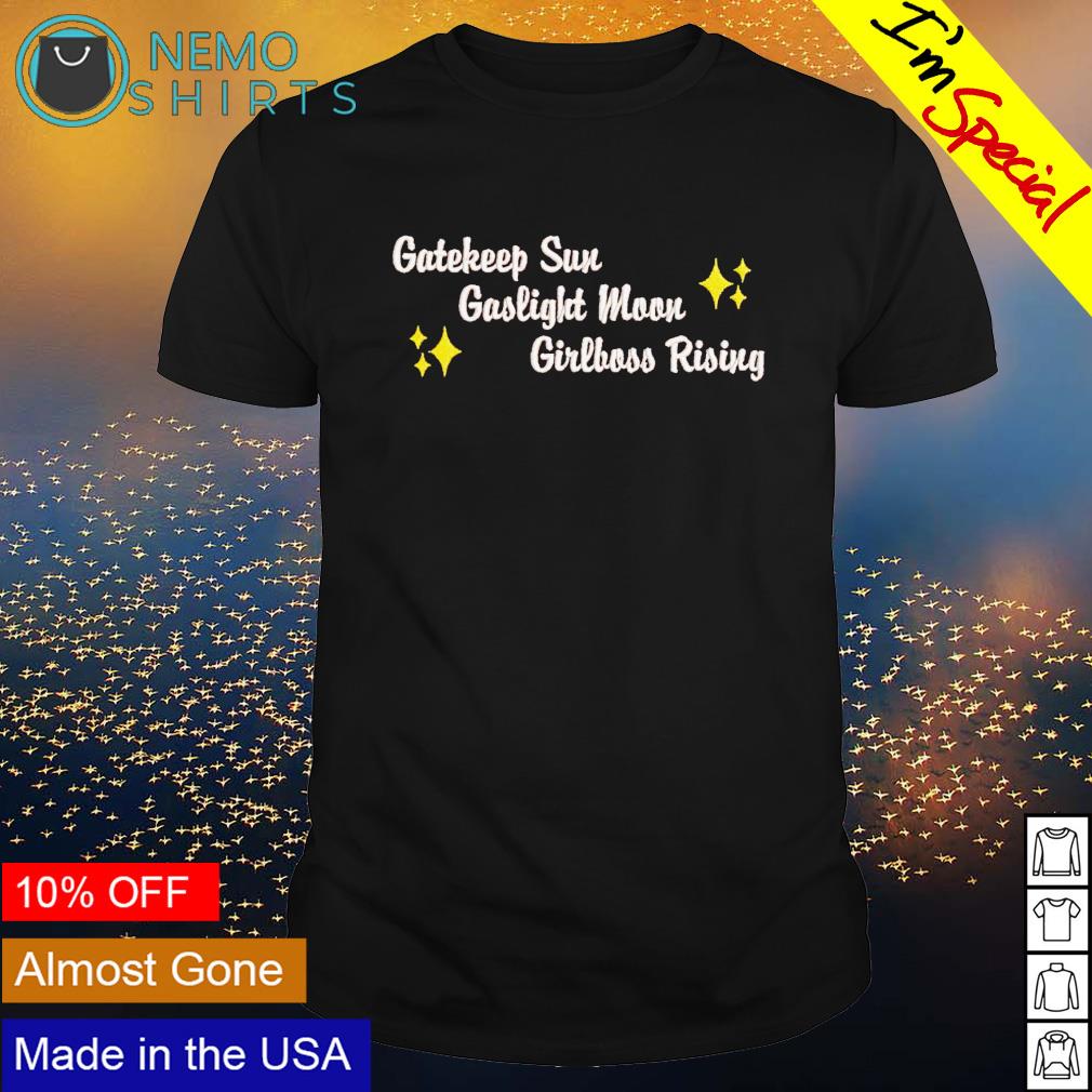 Gatekeep sun gaslight moon girlboss rising - Adult & Kids T-Shirts, Sweatshirts & Hoodies apparel design preview 1