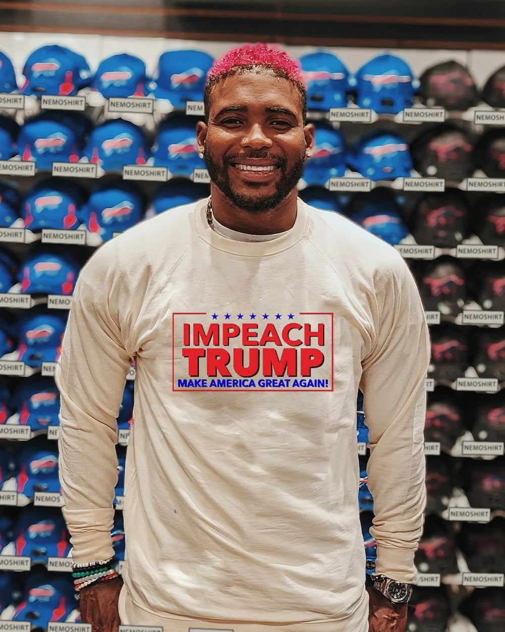 Impeach Trump make America great again - Adult & Kids T-Shirts, Sweatshirts & Hoodies apparel design preview 2