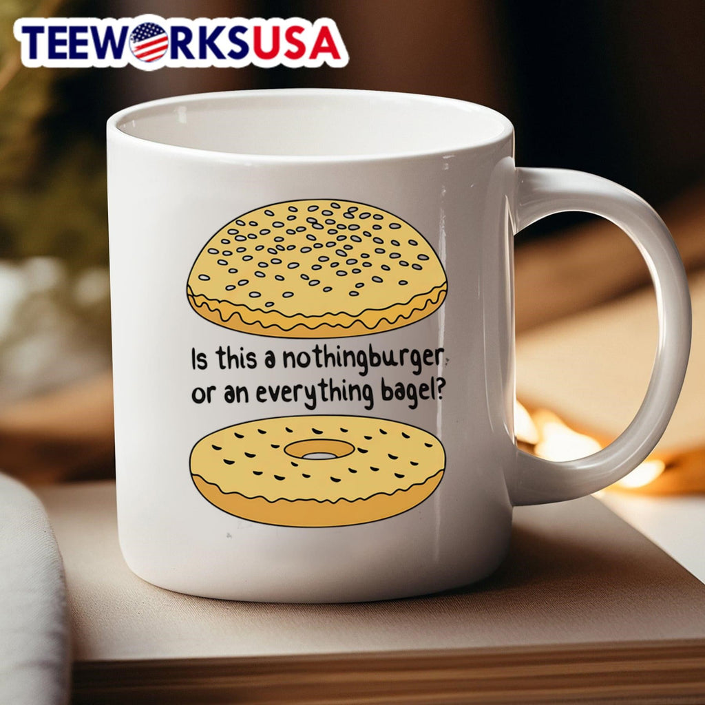 Is this a nothingburger or an everything bagel - Adult & Kids T-Shirts, Sweatshirts & Hoodies apparel design preview 4