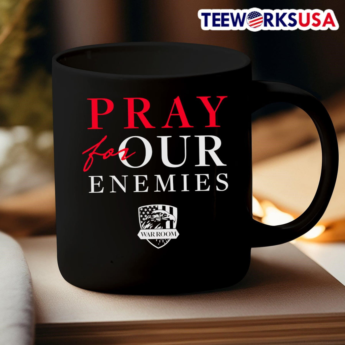 Pray For Our Enemies - Adult & Kids T-Shirts, Sweatshirts & Hoodies apparel design preview 3
