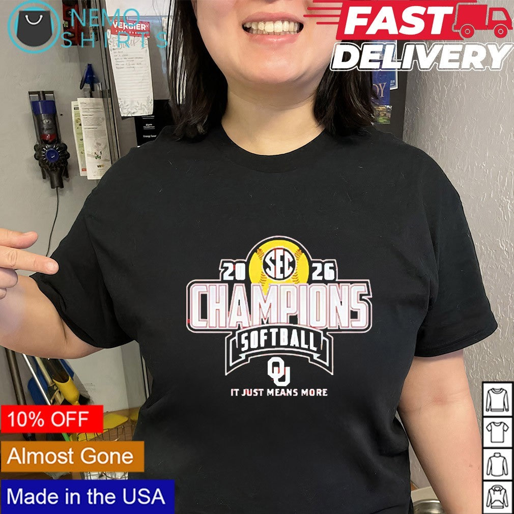 Oklahoma Sooners softball 2026 SEC Regular Season - Adult & Kids T-Shirts, Sweatshirts & Hoodies apparel design preview 2