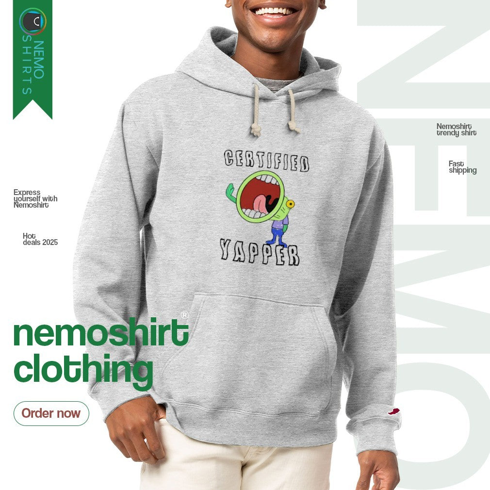 Certified yapper - Adult & Kids T-Shirts, Sweatshirts & Hoodies apparel design preview 2