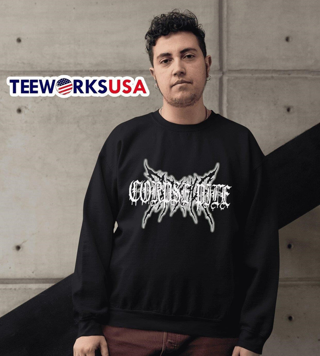 Corpse Pile Double logo - Adult & Kids T-Shirts, Sweatshirts & Hoodies apparel design preview 6