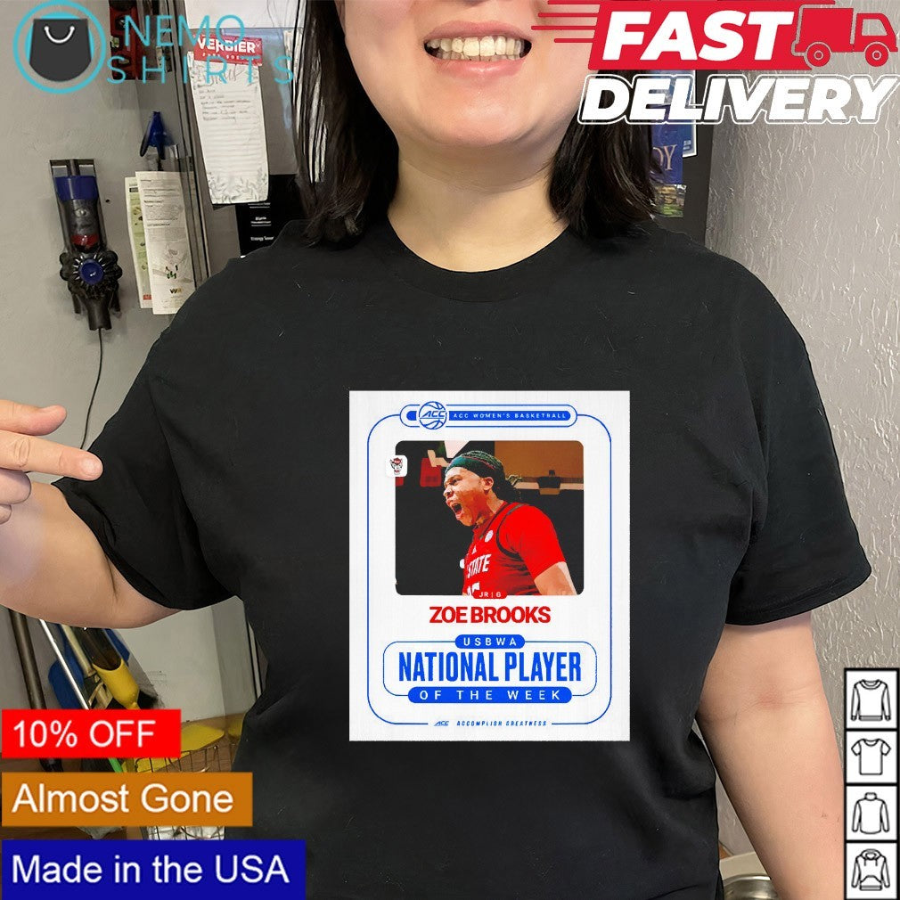 Zoe Brooks NC State Wolfpack ACC women's basketball - Adult & Kids T-Shirts, Sweatshirts & Hoodies apparel design preview 2
