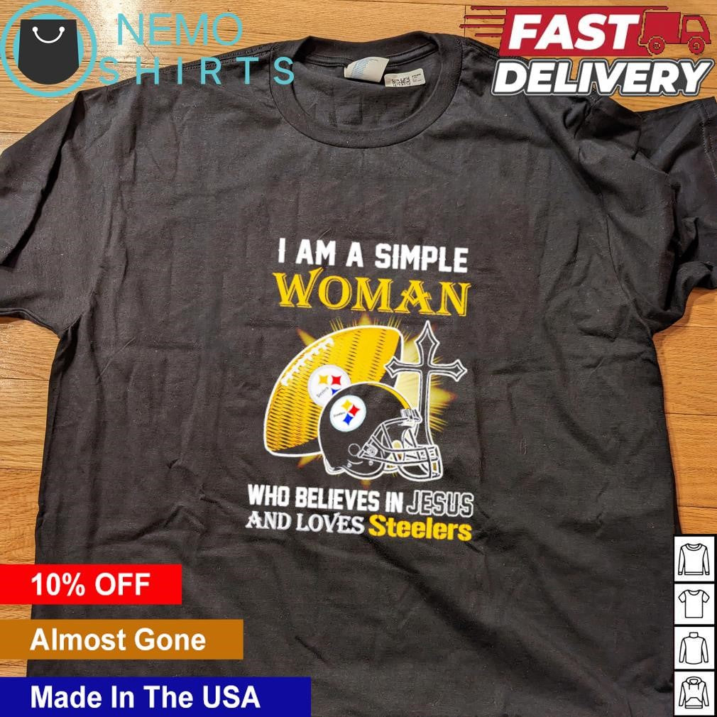 I am a simple woman who believes in Jesus and loves - Adult & Kids T-Shirts, Sweatshirts & Hoodies apparel design preview 4