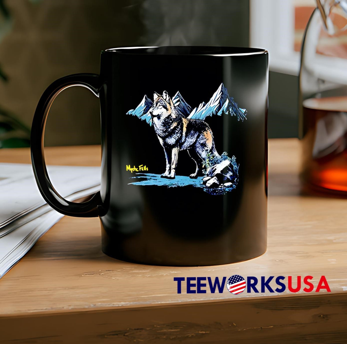 Limited Michael Trevino Wolf - Adult & Kids T-Shirts, Sweatshirts & Hoodies apparel design preview 2