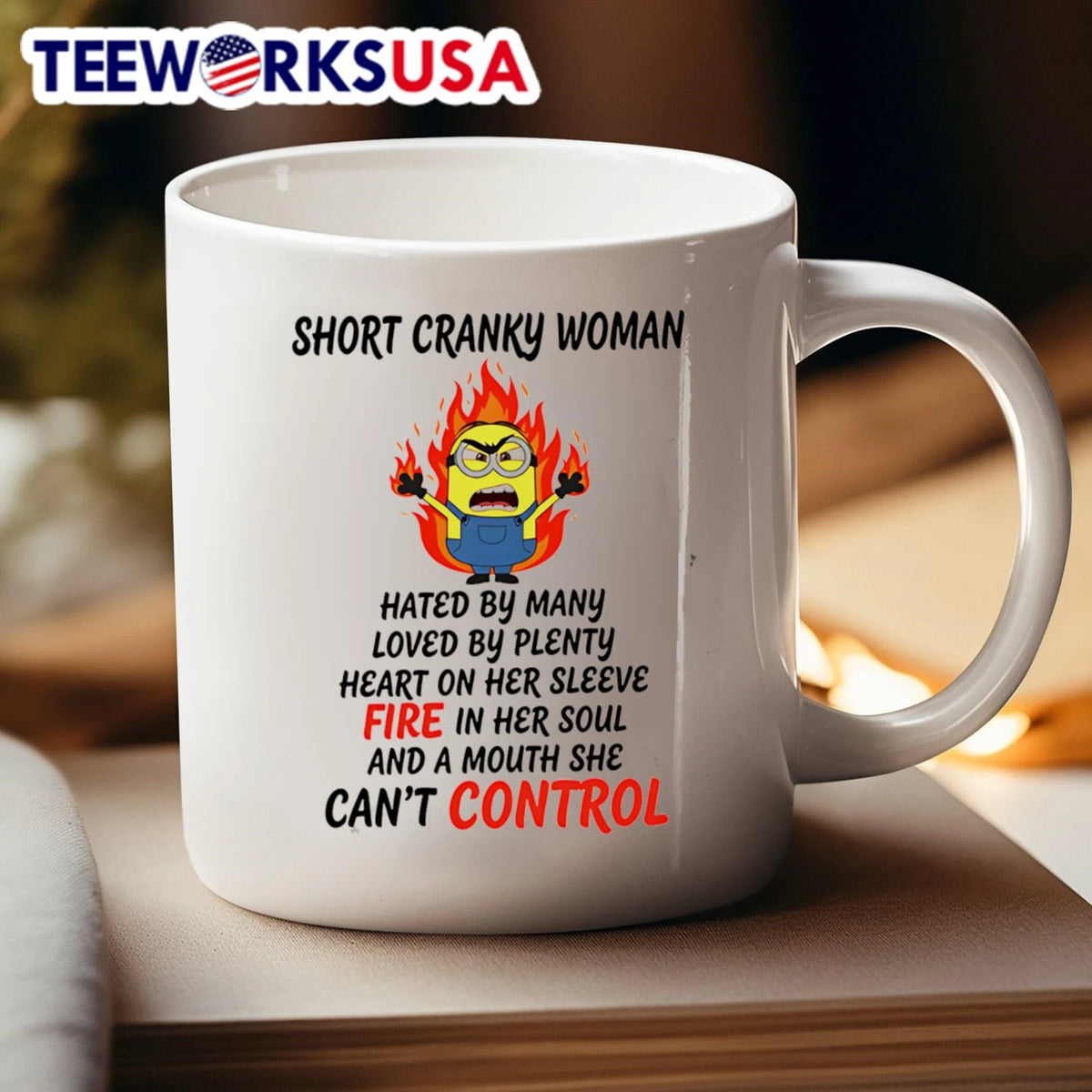 Short Cranky Woman Hated By Many Loved Plenty Heart - Adult & Kids T-Shirts, Sweatshirts & Hoodies apparel design preview 4
