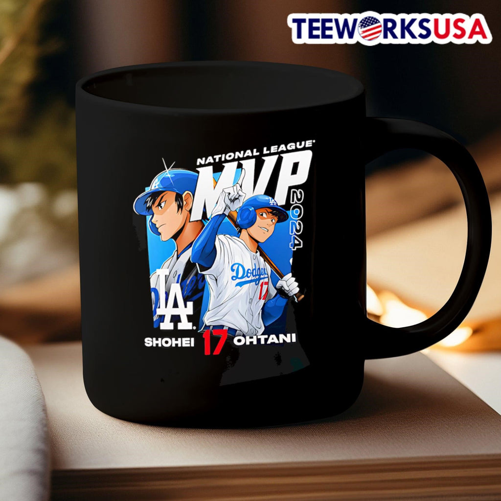 National League MVP Shohei Ohtani anime style - Adult & Kids T-Shirts, Sweatshirts & Hoodies apparel design preview 3