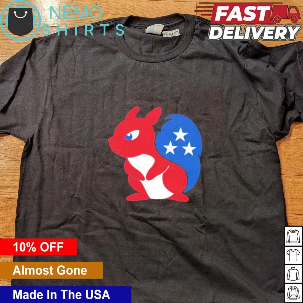 Peanut the squirrel mascot of GOP - Adult & Kids T-Shirts, Sweatshirts & Hoodies apparel design preview 4