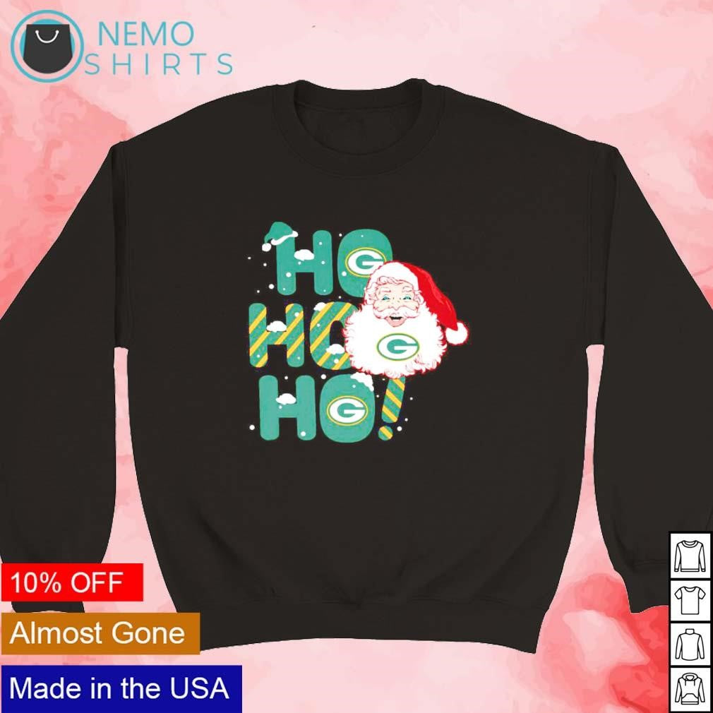Santa Claus Green Bay Packers ho - Adult & Kids T-Shirts, Sweatshirts & Hoodies apparel design preview 3