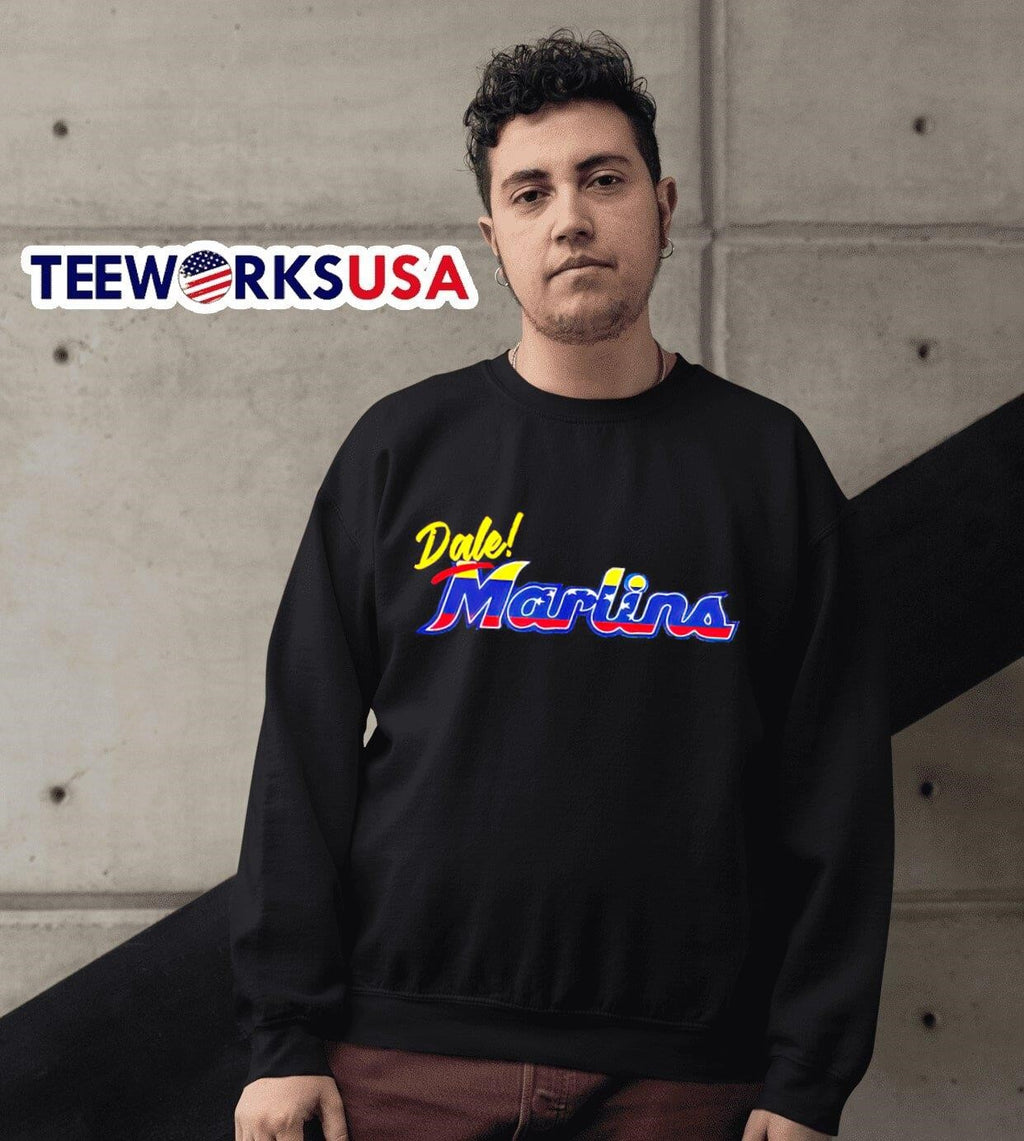 Miami Marlins Dale celebrate Venezuela - Adult & Kids T-Shirts, Sweatshirts & Hoodies apparel design preview 3