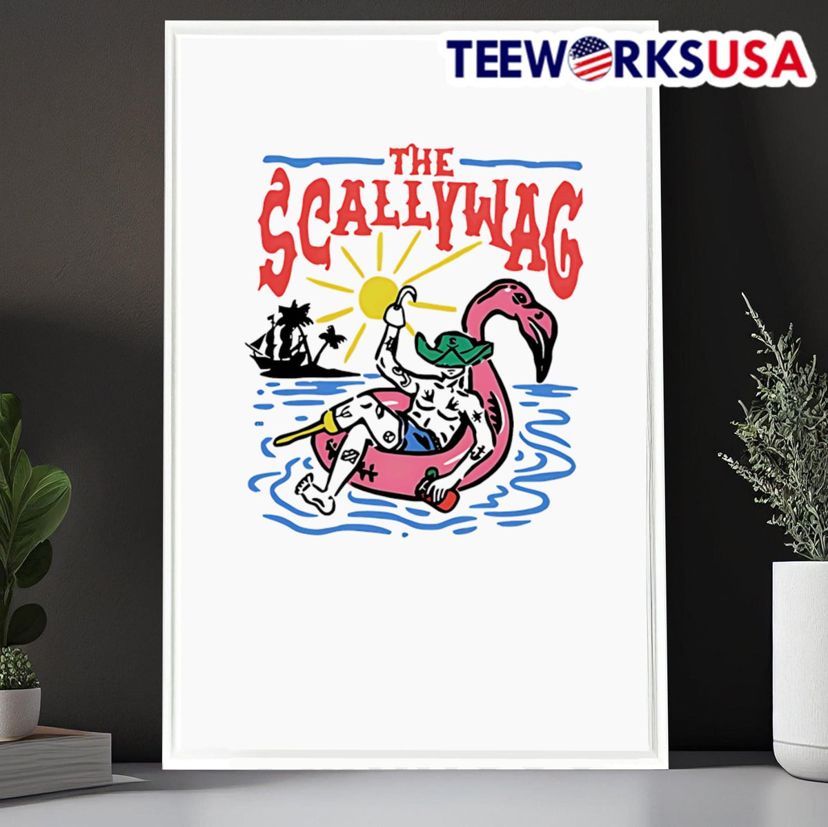 Torchys Tacos The Scallywag swimming - Adult & Kids T-Shirts, Sweatshirts & Hoodies apparel design preview 6
