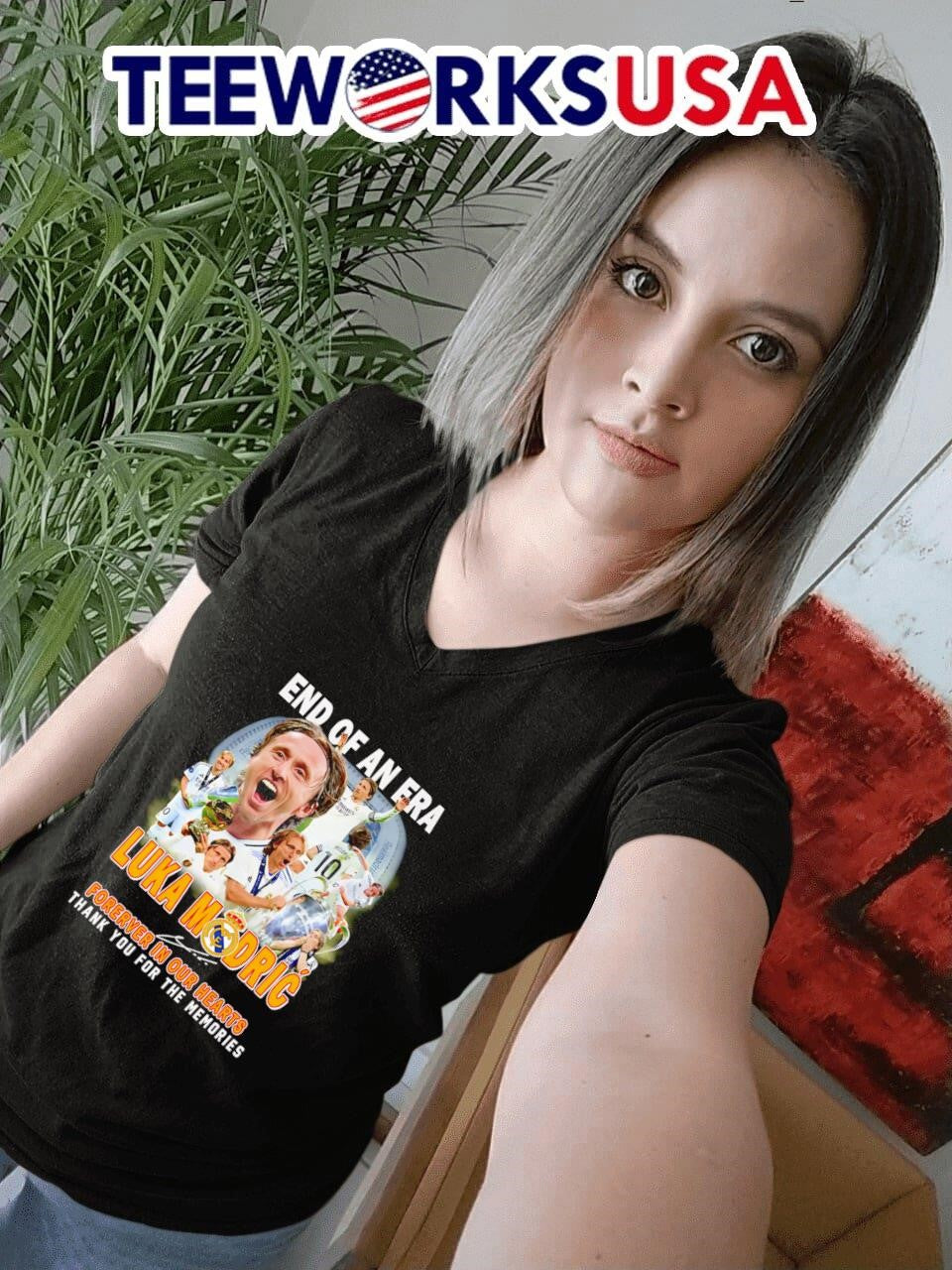 End of an era Luka Modric forever in our hearts thank - Adult & Kids T-Shirts, Sweatshirts & Hoodies apparel design preview 7