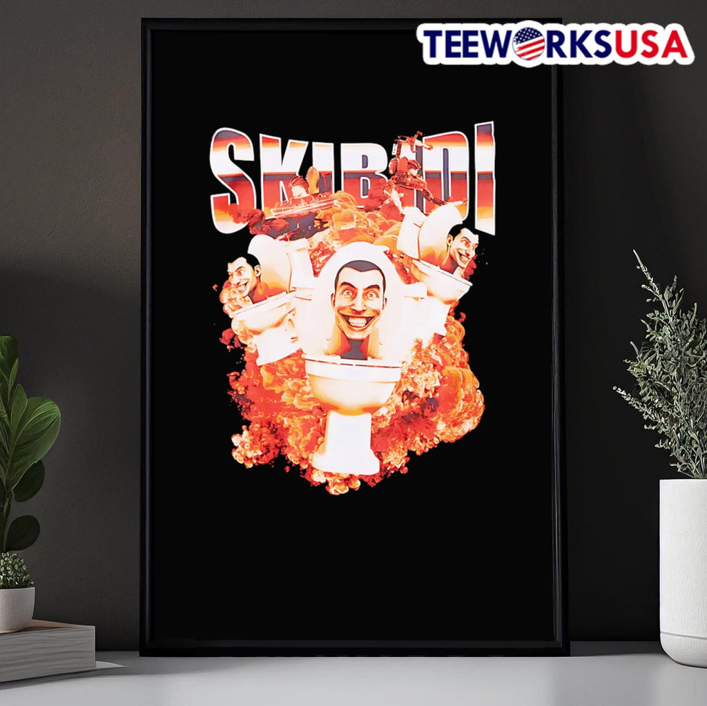 Skibidi Toilet Explosion - Adult & Kids T-Shirts, Sweatshirts & Hoodies apparel design preview 5