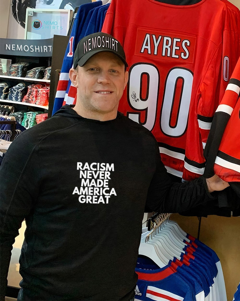 Fascism never made America great - Adult & Kids T-Shirts, Sweatshirts & Hoodies apparel design preview 2